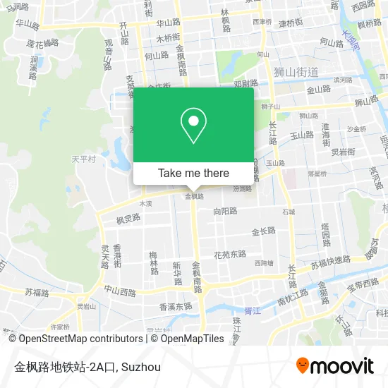 金枫路地铁站-2A口 map