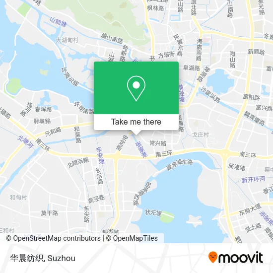 华晨纺织 map