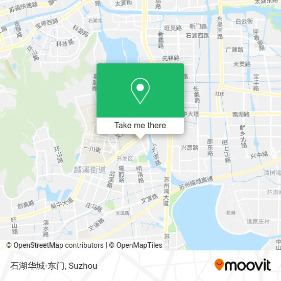 石湖华城-东门 map