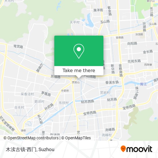 木渎古镇-西门 map