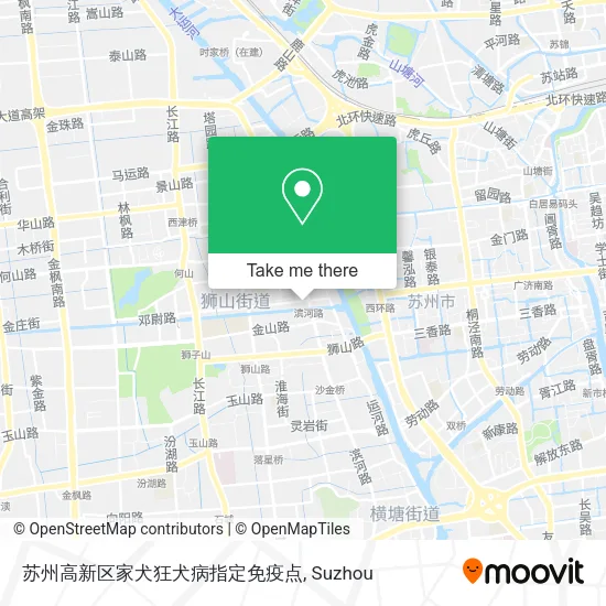 苏州高新区家犬狂犬病指定免疫点 map