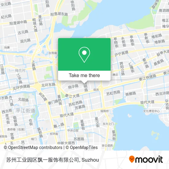 苏州工业园区飘一服饰有限公司 map