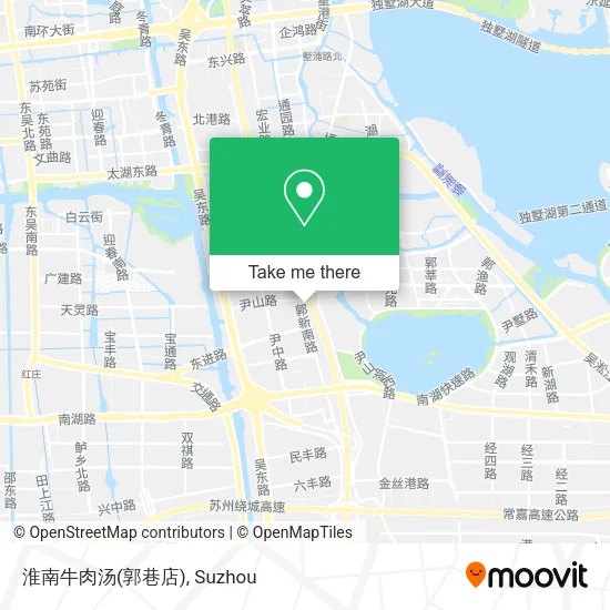 淮南牛肉汤(郭巷店) map