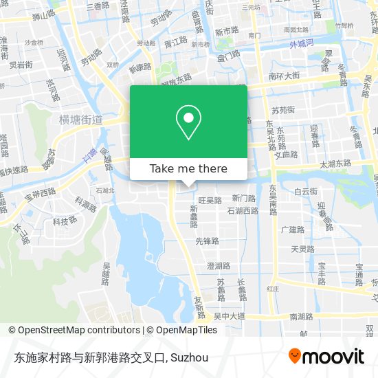 东施家村路与新郭港路交叉口 map