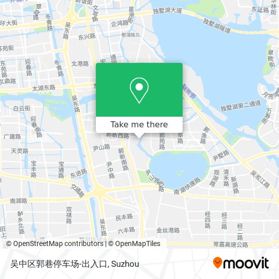 吴中区郭巷停车场-出入口 map