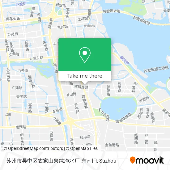 苏州市吴中区农家山泉纯净水厂-东南门 map