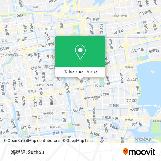 上海昂锋 map
