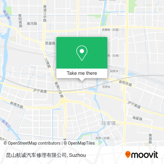 昆山航诚汽车修理有限公司 map