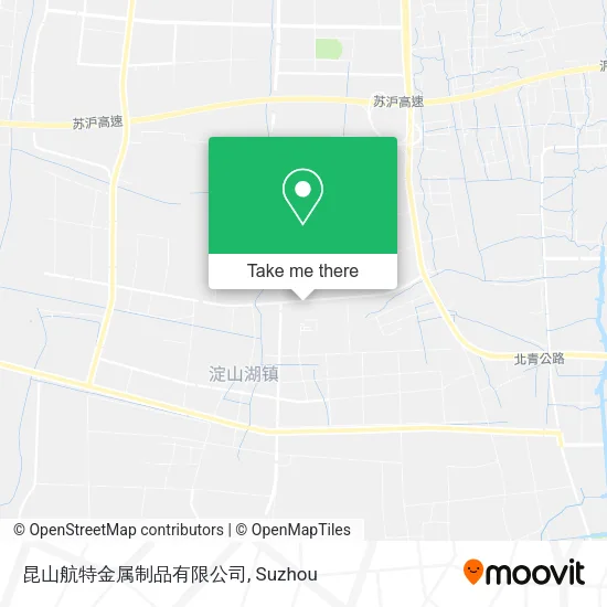 昆山航特金属制品有限公司 map