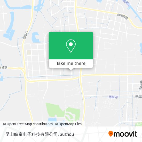 昆山航泰电子科技有限公司 map