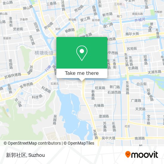 新郭社区 map