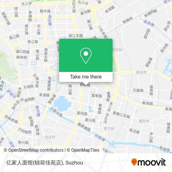 亿家人面馆(锦荷佳苑店) map