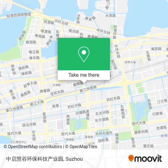 中启慧谷环保科技产业园 map