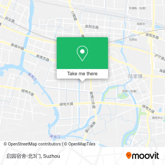 启园宿舍-北3门 map