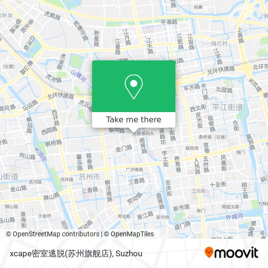 xcape密室逃脱(苏州旗舰店) map