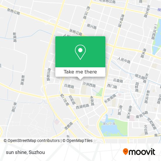 sun shine map