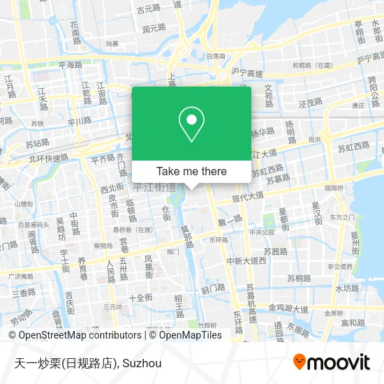 天一炒栗(日规路店) map