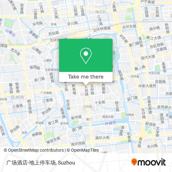 广场酒店-地上停车场 map