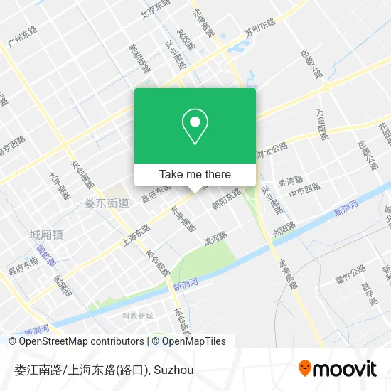 娄江南路/上海东路(路口) map