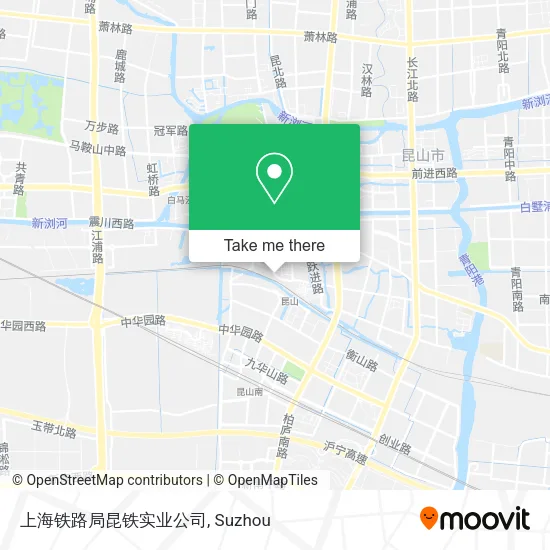 上海铁路局昆铁实业公司 map