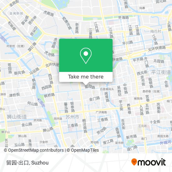 留园-出口 map