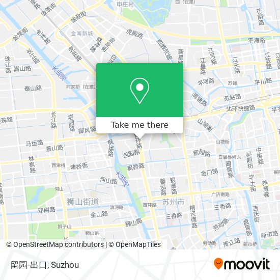留园-出口 map