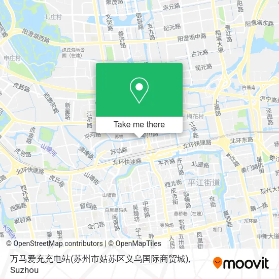 万马爱充充电站(苏州市姑苏区义乌国际商贸城) map