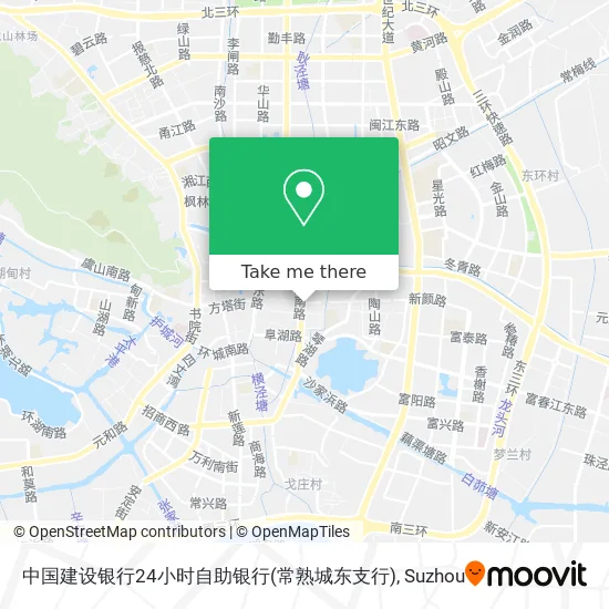 中国建设银行24小时自助银行(常熟城东支行) map