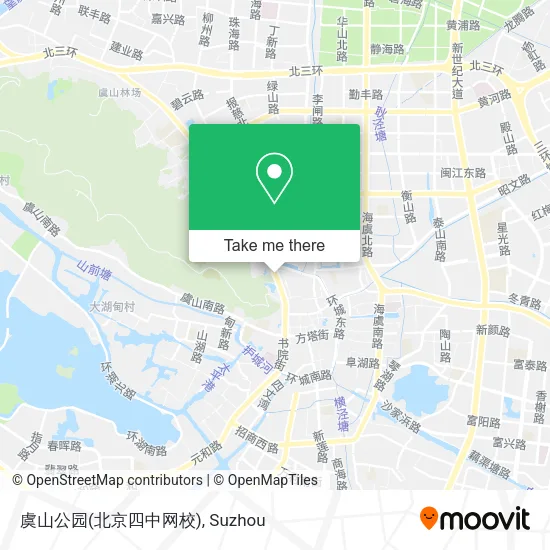 虞山公园(北京四中网校) map