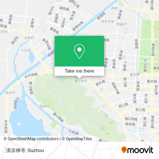 清凉禅寺 map