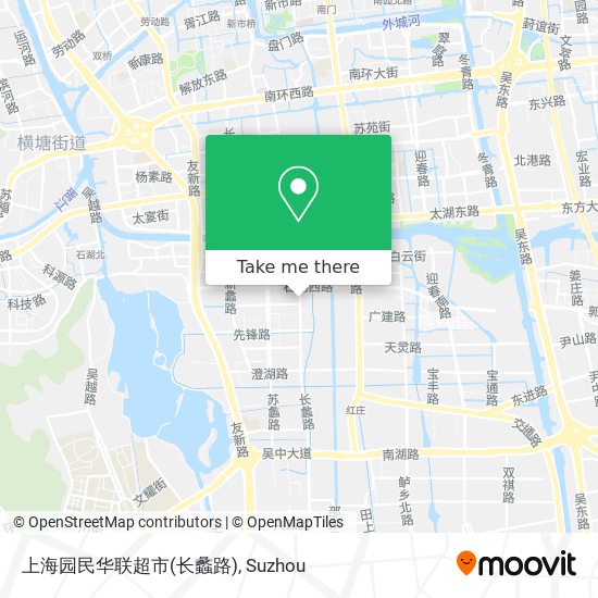上海园民华联超市(长蠡路) map