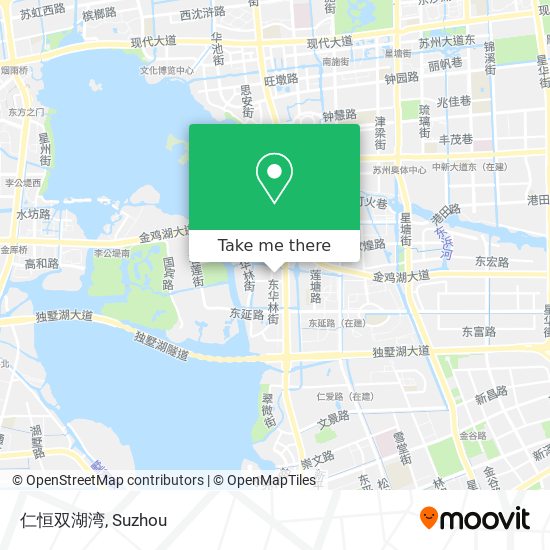仁恒双湖湾 map