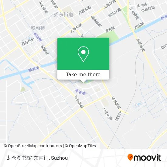 太仓图书馆-东南门 map