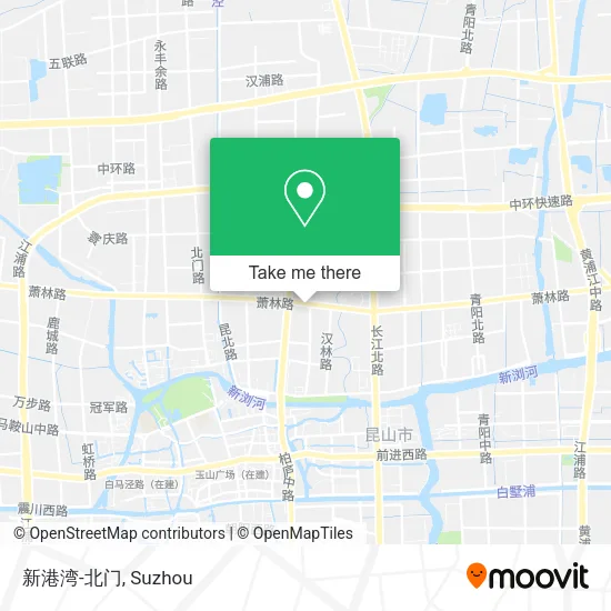 新港湾-北门 map