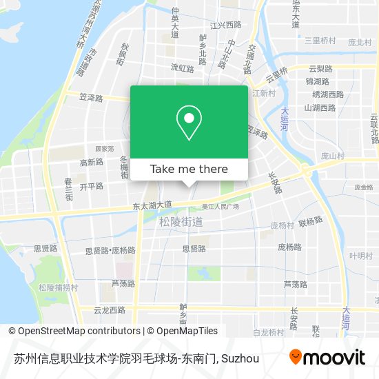 苏州信息职业技术学院羽毛球场-东南门 map