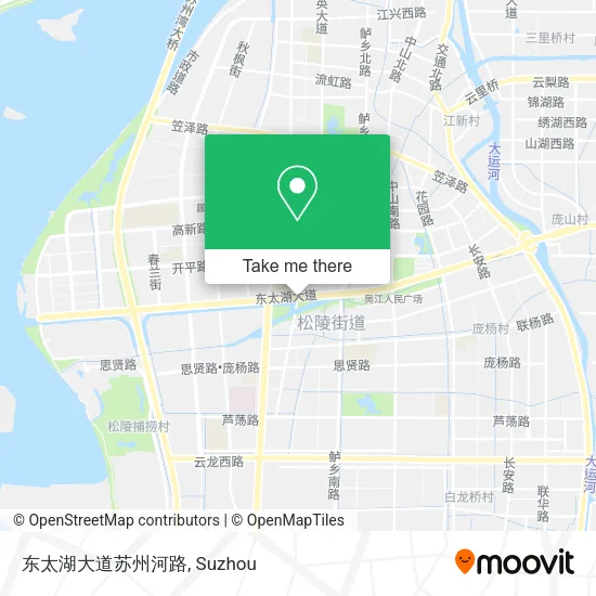 东太湖大道苏州河路 map