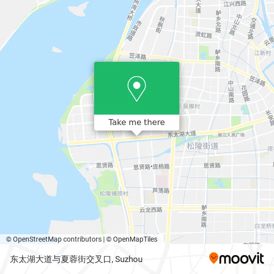 东太湖大道与夏蓉街交叉口 map