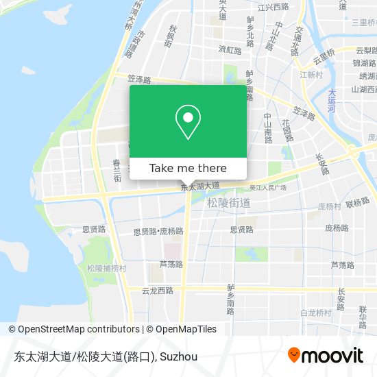 东太湖大道/松陵大道(路口) map