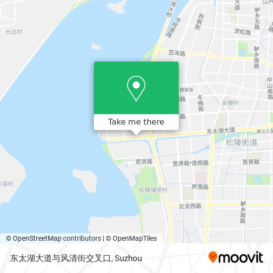 东太湖大道与风清街交叉口 map