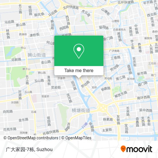 广大家园-7栋 map
