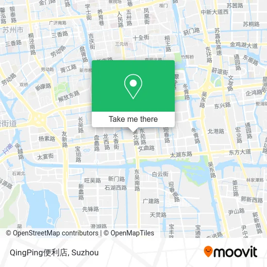 QingPing便利店 map