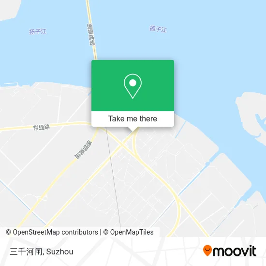 三千河闸 map