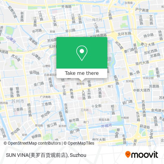 SUN VINA(美罗百货观前店) map