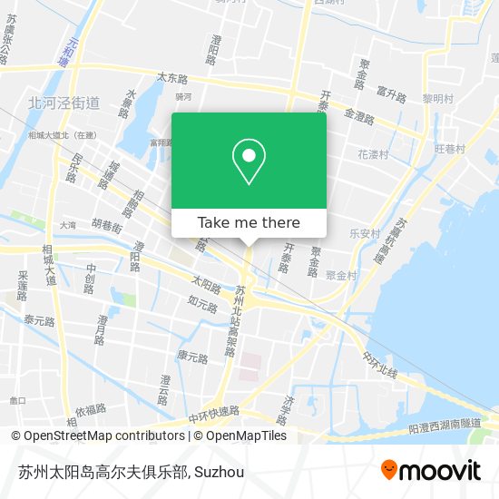 苏州太阳岛高尔夫俱乐部 map
