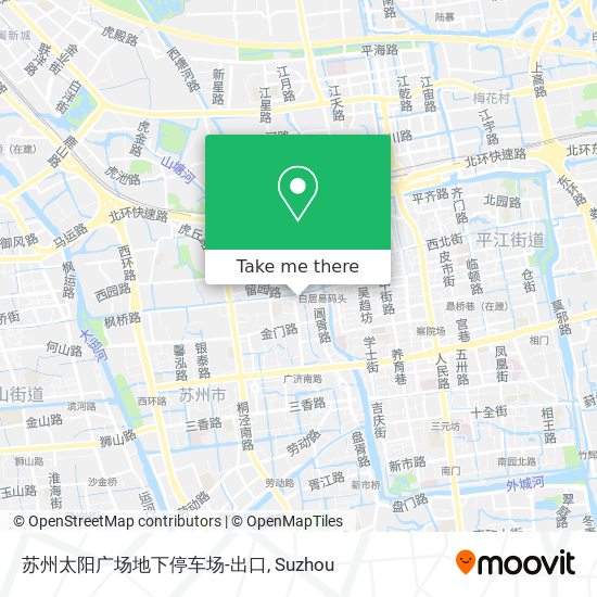 苏州太阳广场地下停车场-出口 map