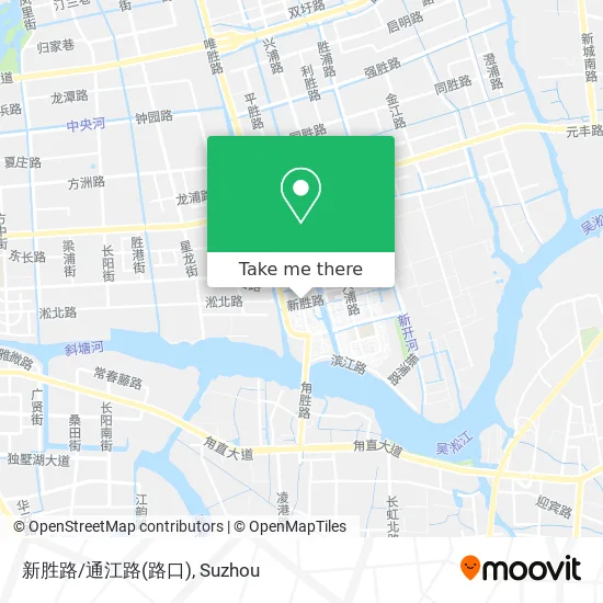 新胜路/通江路(路口) map