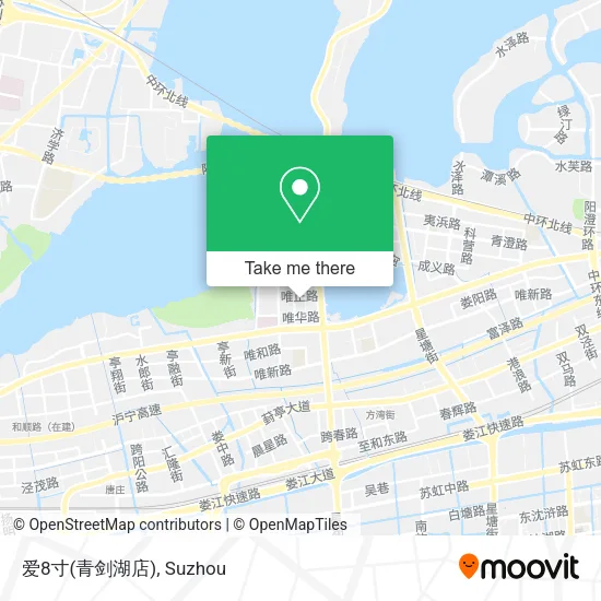 爱8寸(青剑湖店) map