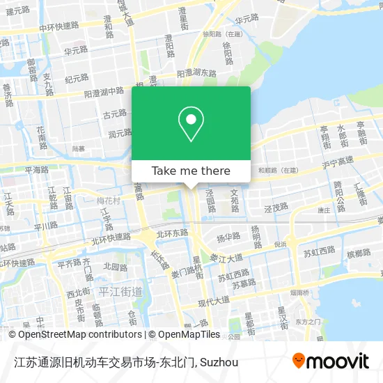 江苏通源旧机动车交易市场-东北门 map