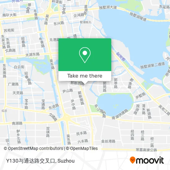 Y130与通达路交叉口 map