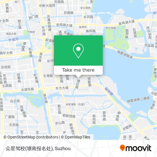 众星驾校(塘南报名处) map